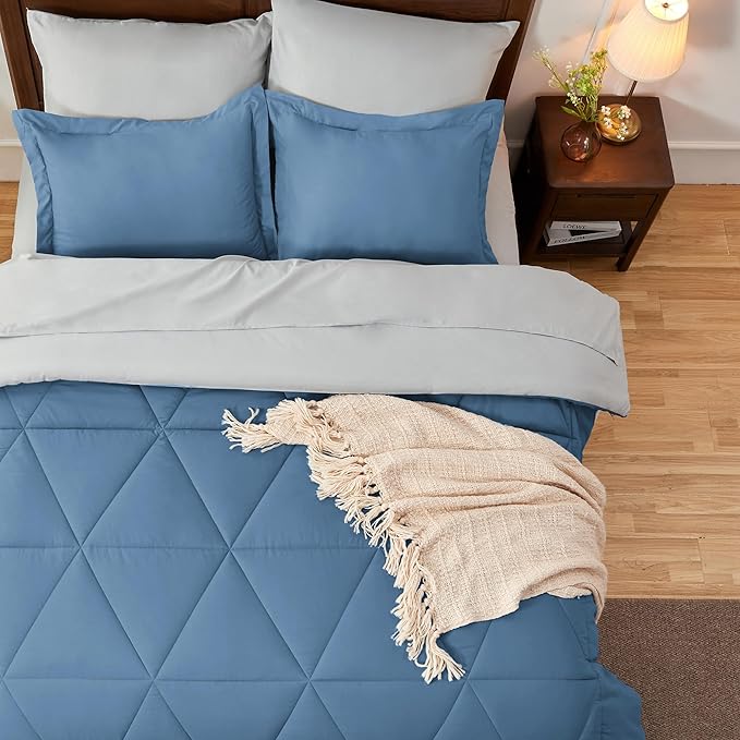 Microfiber Comforter Set - King - 7 Piece
