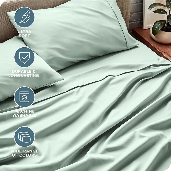 Microfiber Bed Sheet Set - Twin XL - 3 Piece