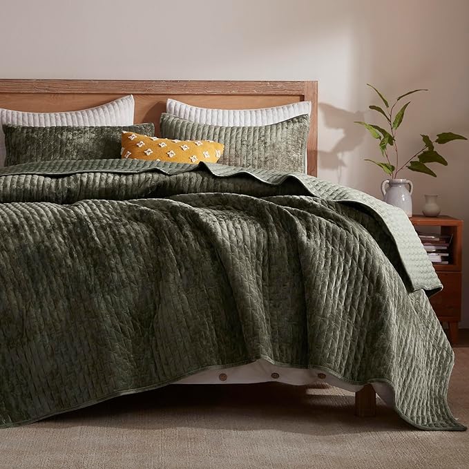 Velvet Quilt Set - Queen