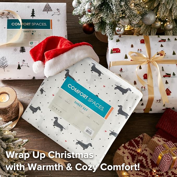 Flannel Bed Sheet Set - Twin - 3 Piece