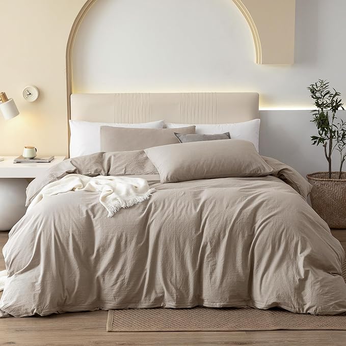 Linen Duvet Cover Set - Twin - 68 x 90 in - 2 Piece