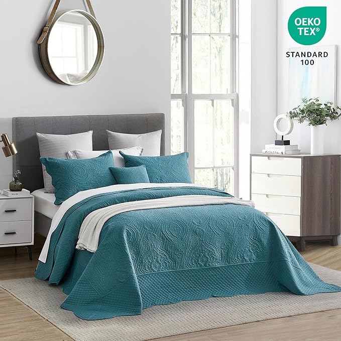 Microfiber Coverlet - King - 5 Piece