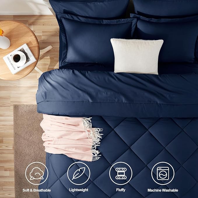 Down Alternative Comforter Set - Queen - 7 Piece