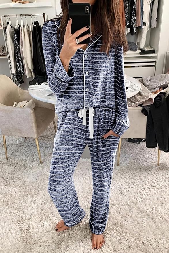 Women's Pajama Set - Long Sleeve - 2 Piece