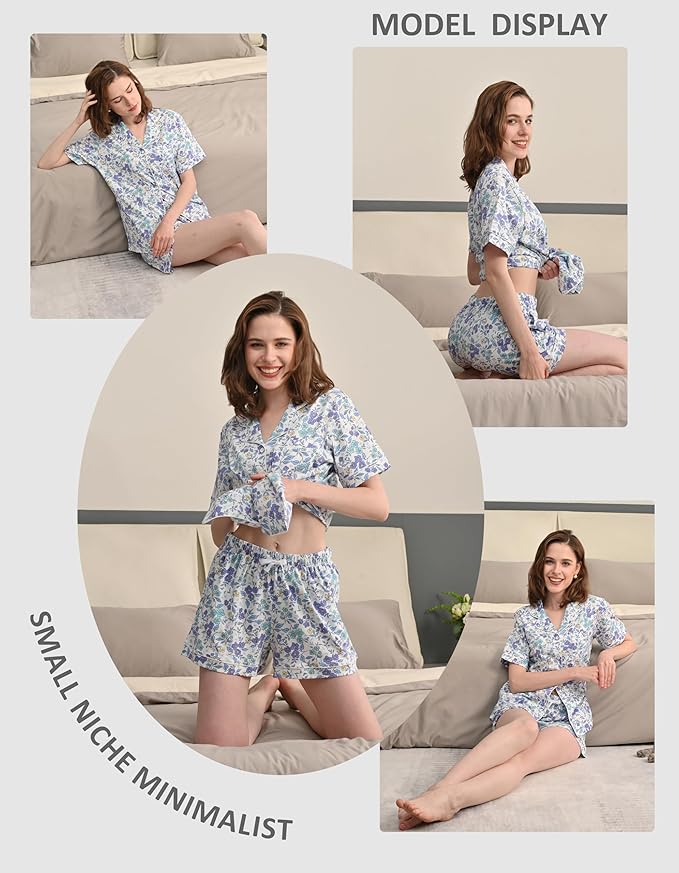 Women's 100% Cotton Pajama Set - 2 Piece