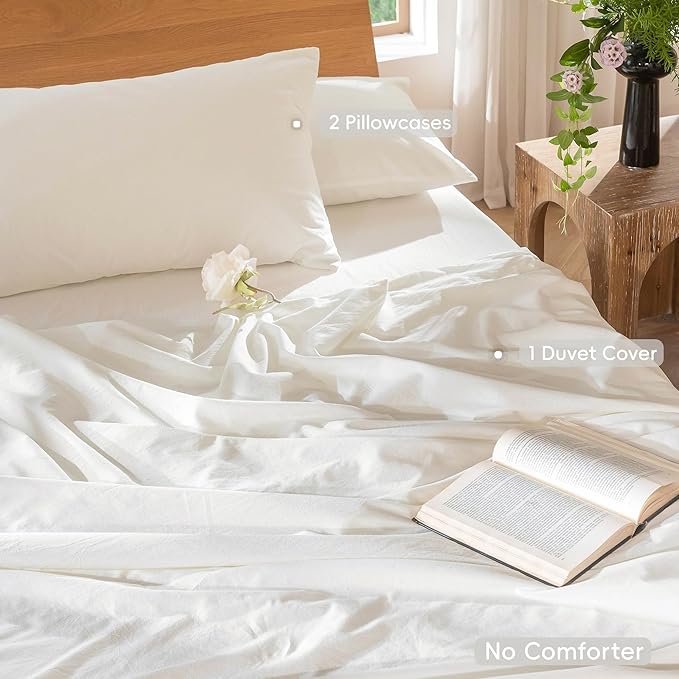 Linen Duvet Cover Set - Queen