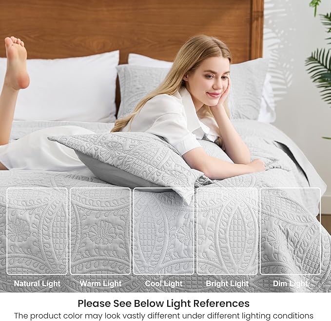 Quilt Set - Full - 3 Piece