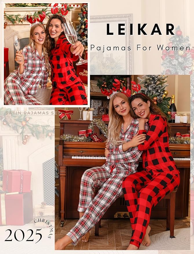Women's Pants Pajama Set - Long Sleeve - 2 Piece