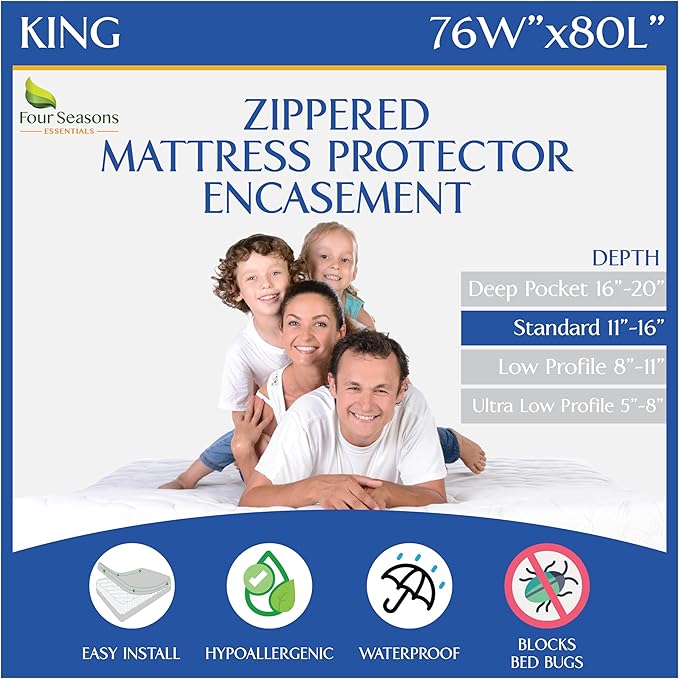 Waterproof Mattress Protector - King