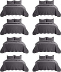 Microfiber Quilt Set - California King - 8 Pack