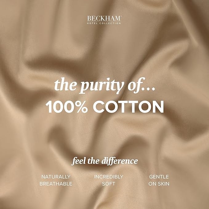 100% Cotton Pillowcase Set - King - 2 Piece