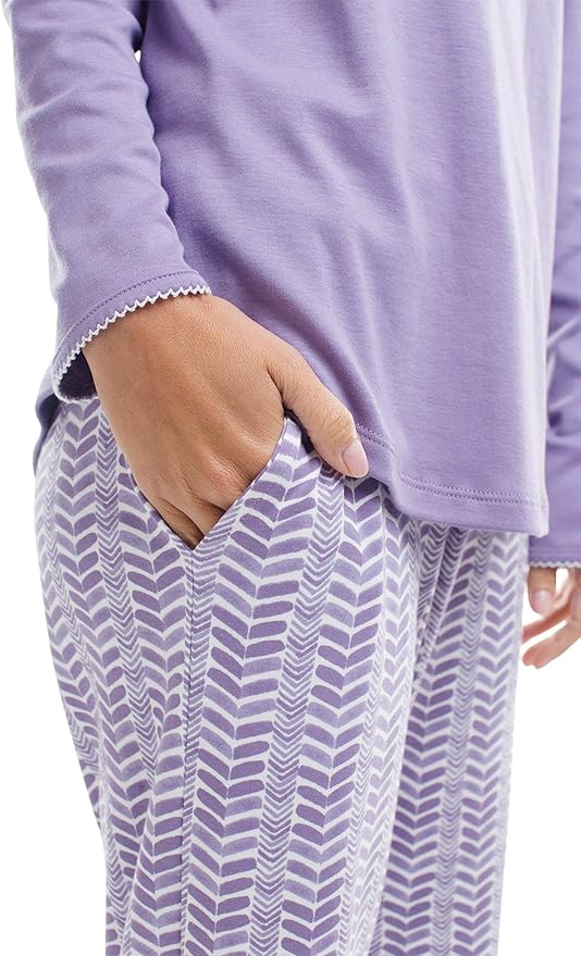 Women's Pajama Set - Long Sleeve - 2 Piece