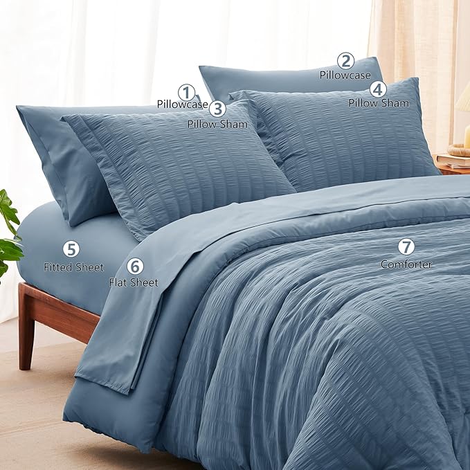 Down Alternative Comforter Set - Queen - 7 Piece