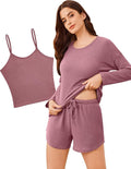 Shorts Pajama Set - Long Sleeve - 3 Piece