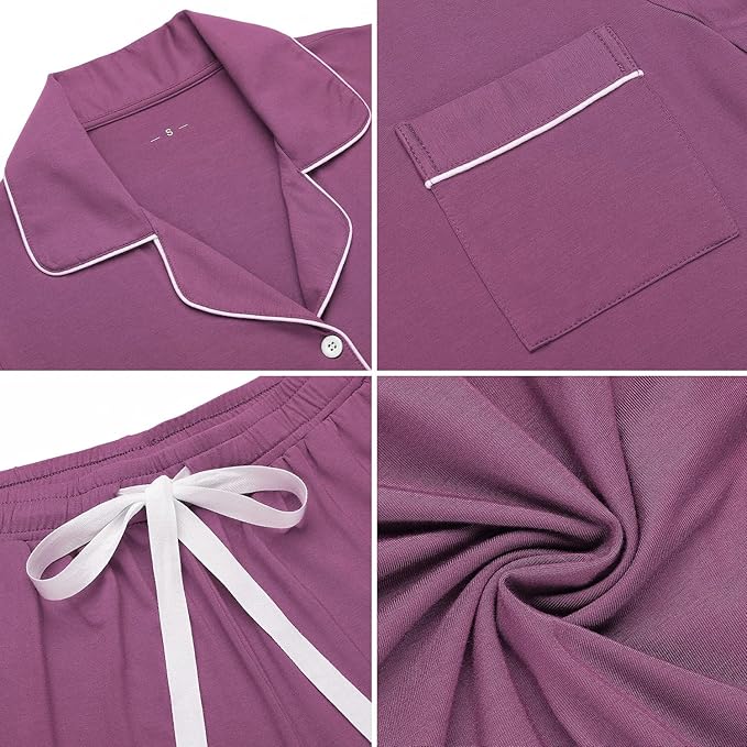 Women's Pajama Set - Long Sleeve - 2 Piece