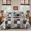 100% Cotton Quilt Set - King - 3 Piece
