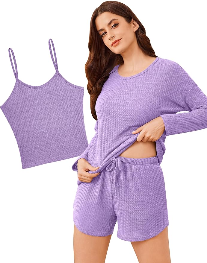 Shorts Pajama Set - Long Sleeve - 3 Piece
