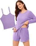 Shorts Pajama Set - Long Sleeve - 3 Piece