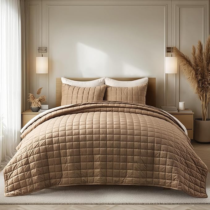 Velvet Quilt Set - King