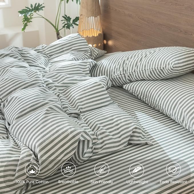 Linen Duvet Cover Set - Full