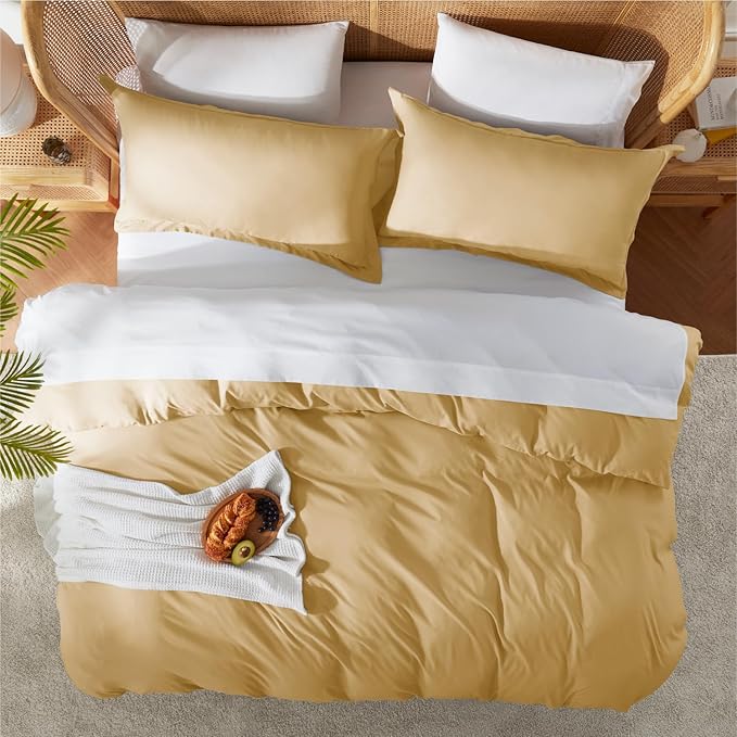 Duvet Cover Set - Queen - 90 x 90 in - 3 Piece