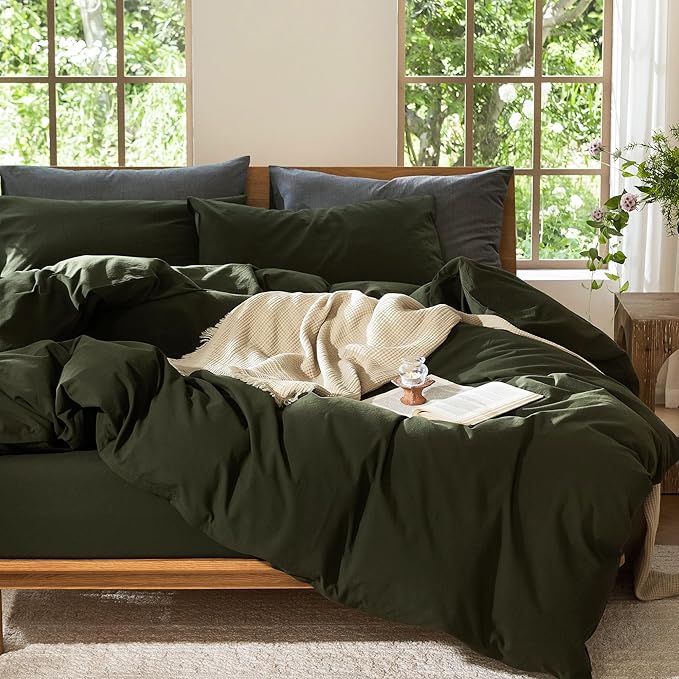 Linen Duvet Cover Set - Queen