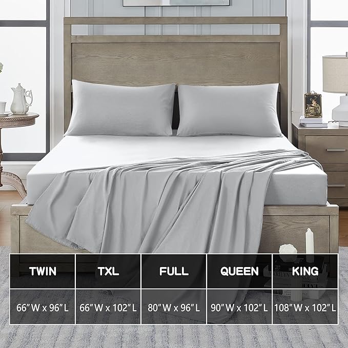 Microfiber Flat Sheet - Queen