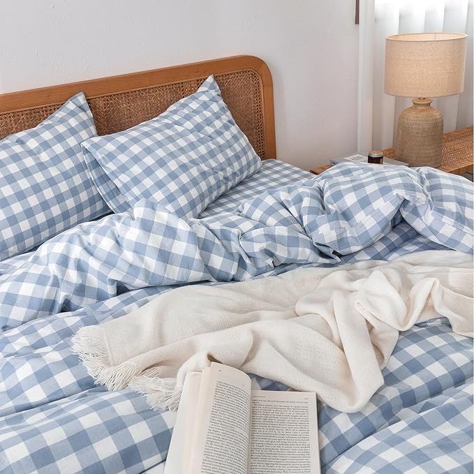 Linen Duvet Cover Set - Queen - 3 Piece