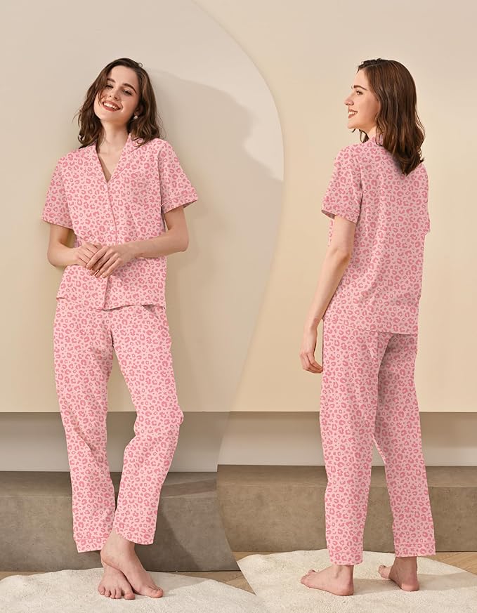 Women's 100% Cotton Pajama Set - 2 Piece