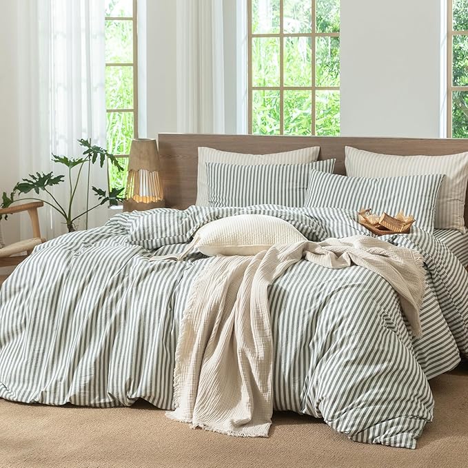 Linen Duvet Cover Set - Full