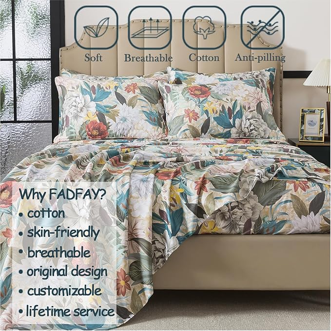 Bed Sheet Set - Twin XL - 4 Piece