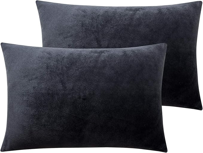 Flannel Pillowcase Set - 13 x 18 in - 2 Pack