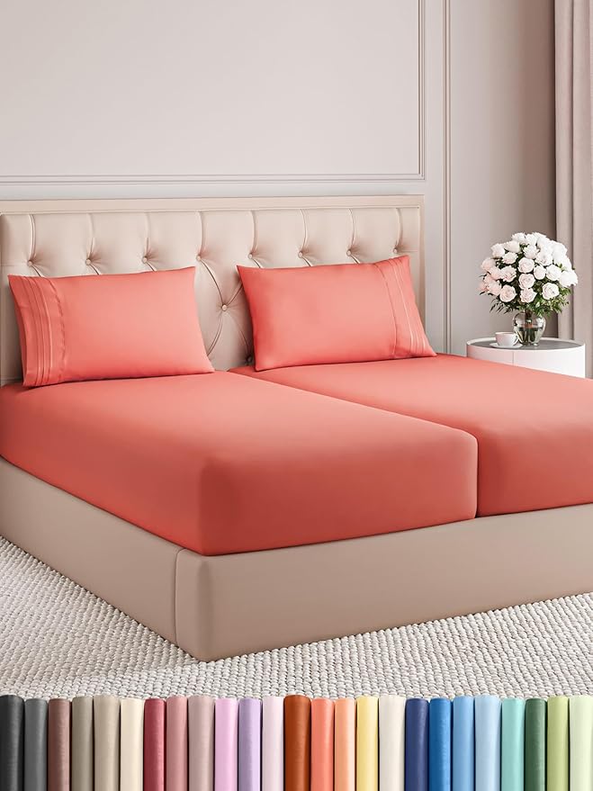 Cooling Bed Sheet Set - Split King - 5 Piece