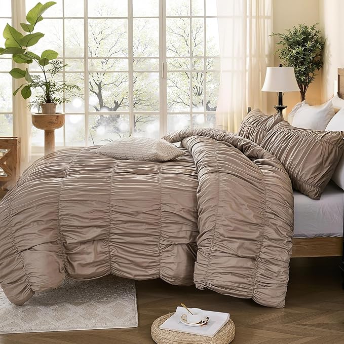 100% Cotton Comforter Set - King - 3 Piece