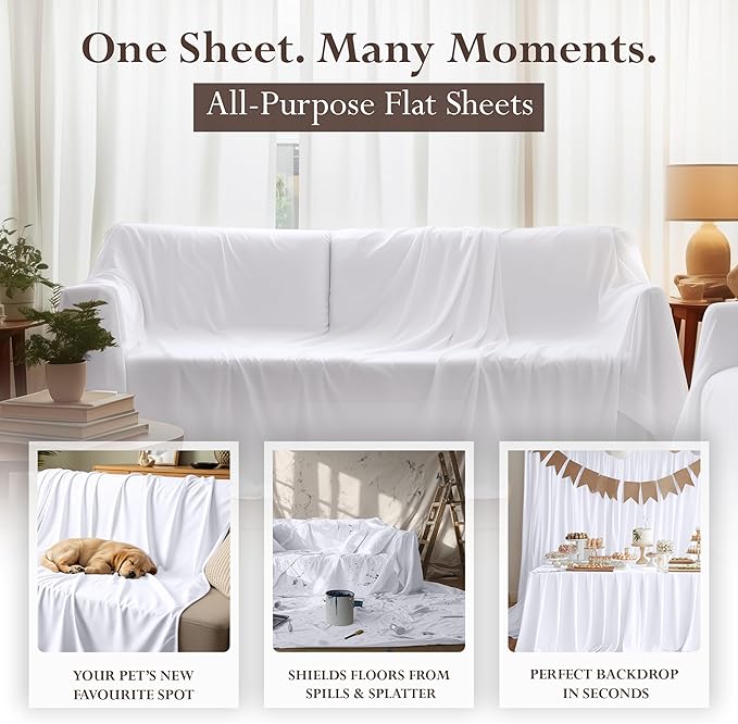 Microfiber Flat Sheet - King