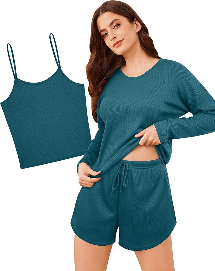 Shorts Pajama Set - Long Sleeve - 3 Piece