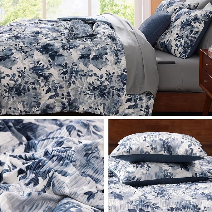 Velvet Comforter Set - Queen - 7 Piece