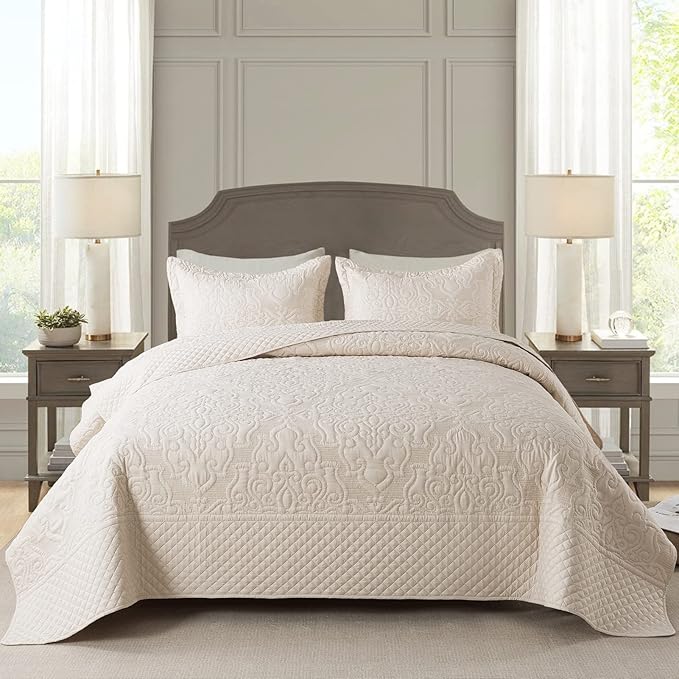 Microfiber Quilt Set - Queen