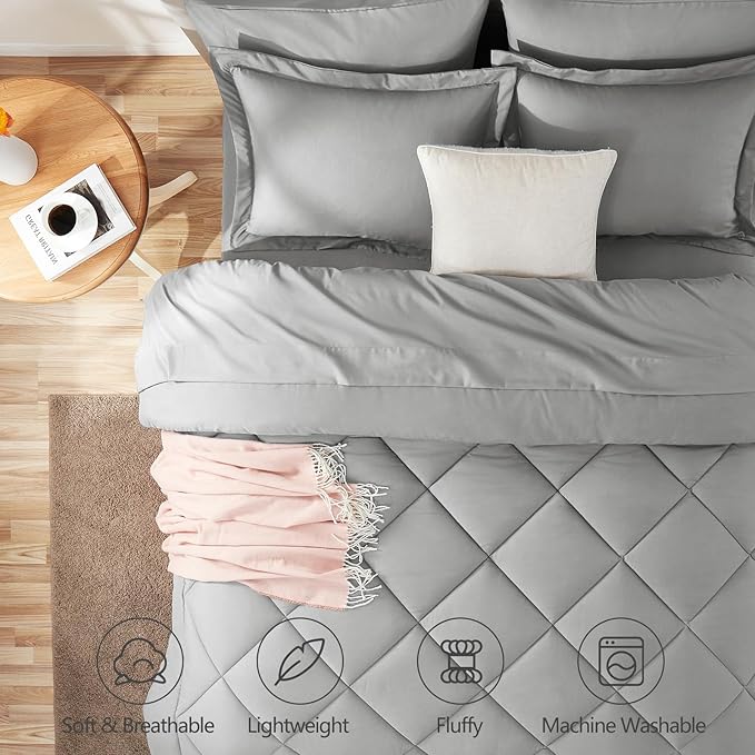 Down Alternative Comforter Set - Queen - 7 Piece