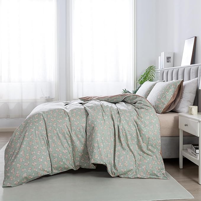 100% Cotton Duvet Cover Set - Queen