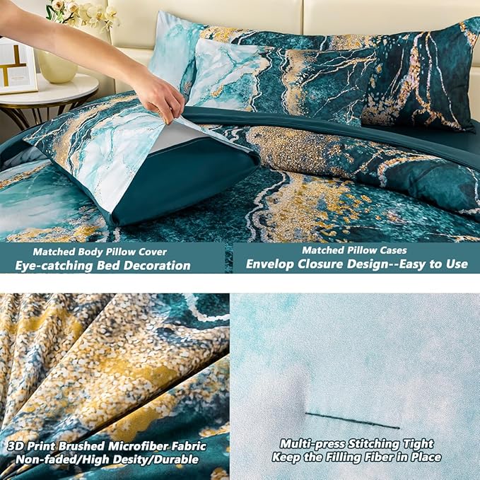 Comforter Set - King - 6 Piece