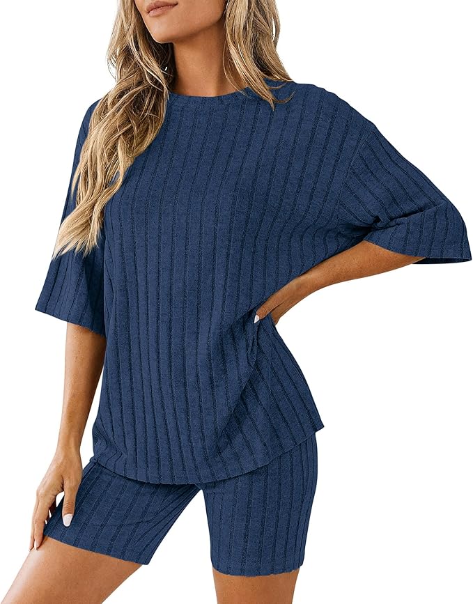 Shorts Pajama Set - Short Sleeve - 2 Piece