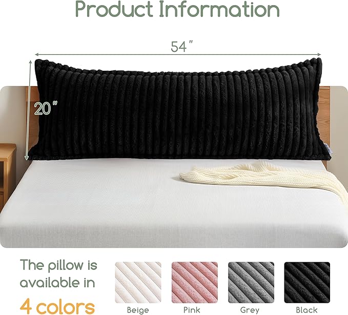 Memory Foam Body Pillow - Full - 20 x 54 in