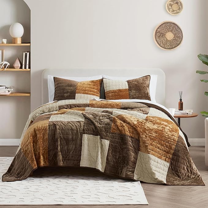 Velvet Quilt Set - Queen