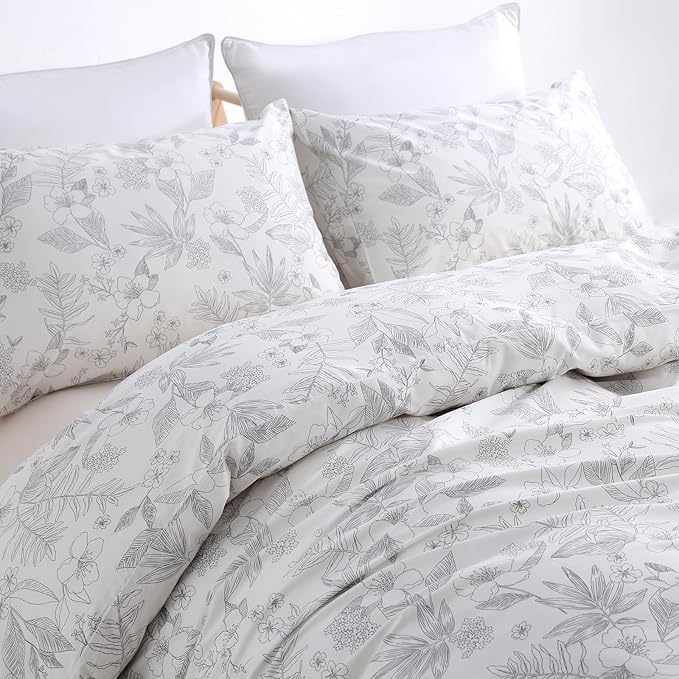 100% Cotton Duvet Cover Set - King - 3 Piece