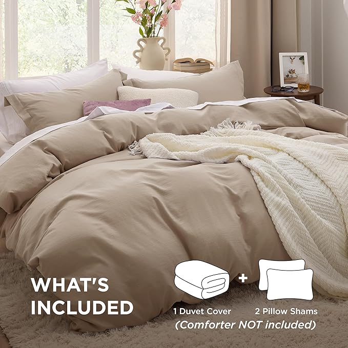 Duvet Cover Set - Full - 80 x 90 in - 3 Piece