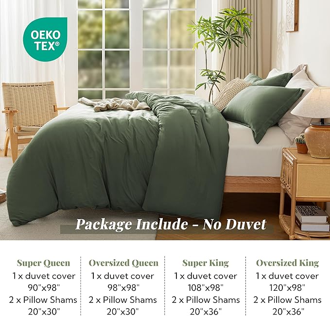 Microfiber Duvet Cover Set - 3 Piece