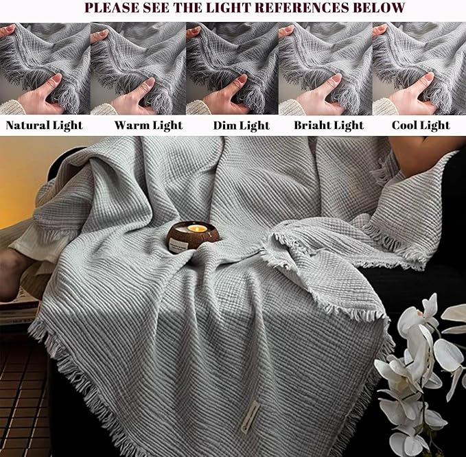 100% Cotton Blanket - Queen