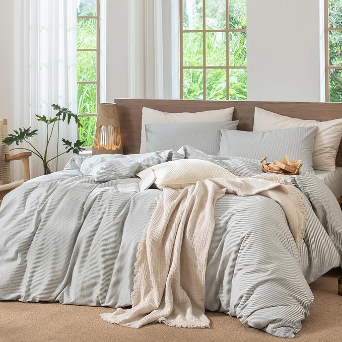 Linen Duvet Cover Set - King