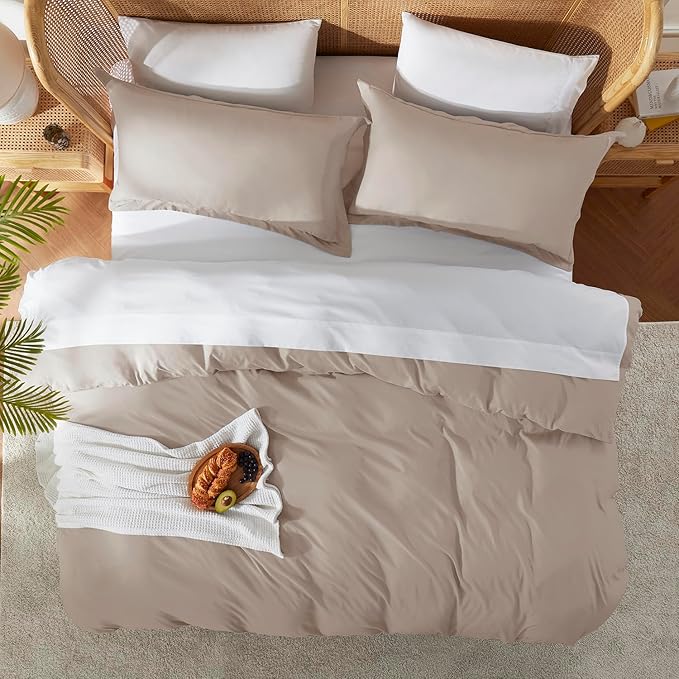 Linen Duvet Cover Set - King - 104 x 90 in - 3 Piece
